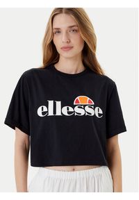 Ellesse T-Shirt Alberta Crop SGS04484 Czarny Regular Fit. Kolor: czarny. Materiał: bawełna #3