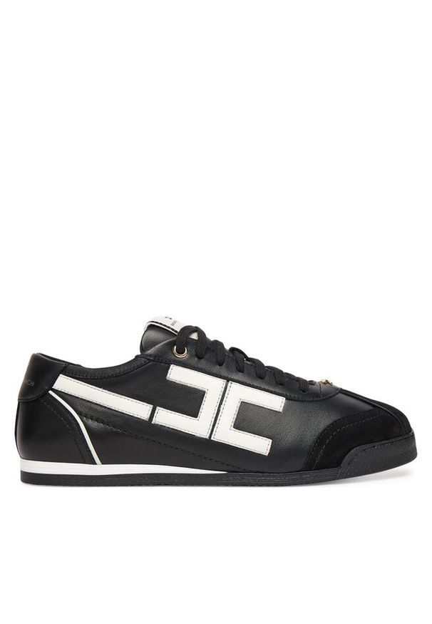 Sneakersy Elisabetta Franchi. Kolor: czarny