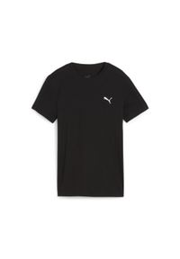 Puma - Koszulka damska HER PUMA Black. Kolor: czarny. Materiał: guma. Wzór: nadruk