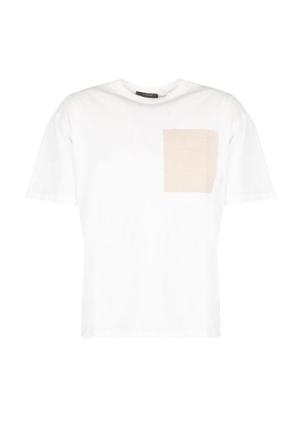Xagon T-Shirt "Over" | P24082ZUK399 | Mężczyzna | Biały. Okazja: na co dzień. Kolor: biały. Materiał: bawełna. Styl: elegancki, casual