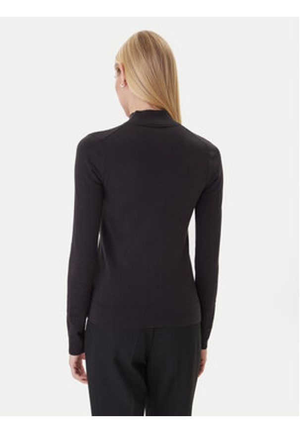 TOMMY HILFIGER - Tommy Hilfiger Sweter WW0WW47462 Czarny Regular Fit. Kolor: czarny. Materiał: bawełna