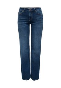 only - ONLY Jeansy Blush 15344167 Granatowy Straight Fit. Kolor: niebieski #8