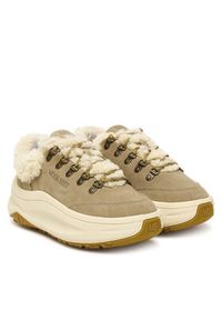 Moon Boot Sneakersy Moon247 City Shearling 80D2490040 Brązowy. Kolor: brązowy. Materiał: zamsz, skóra #5