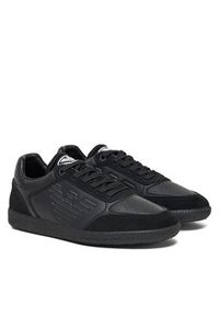 EA7 Emporio Armani Sneakersy 7X000405 AF19826 MC357 Czarny. Kolor: czarny. Materiał: skóra