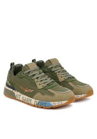 Aeronautica Militare Sneakersy 252SC0276UCT04249 Zielony. Kolor: zielony. Materiał: materiał