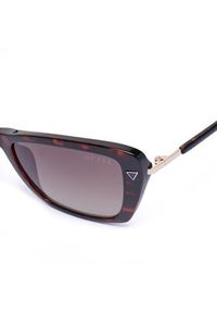 Guess Okulary przeciwsłoneczne GU7654 52F Brązowy. Kolor: brązowy