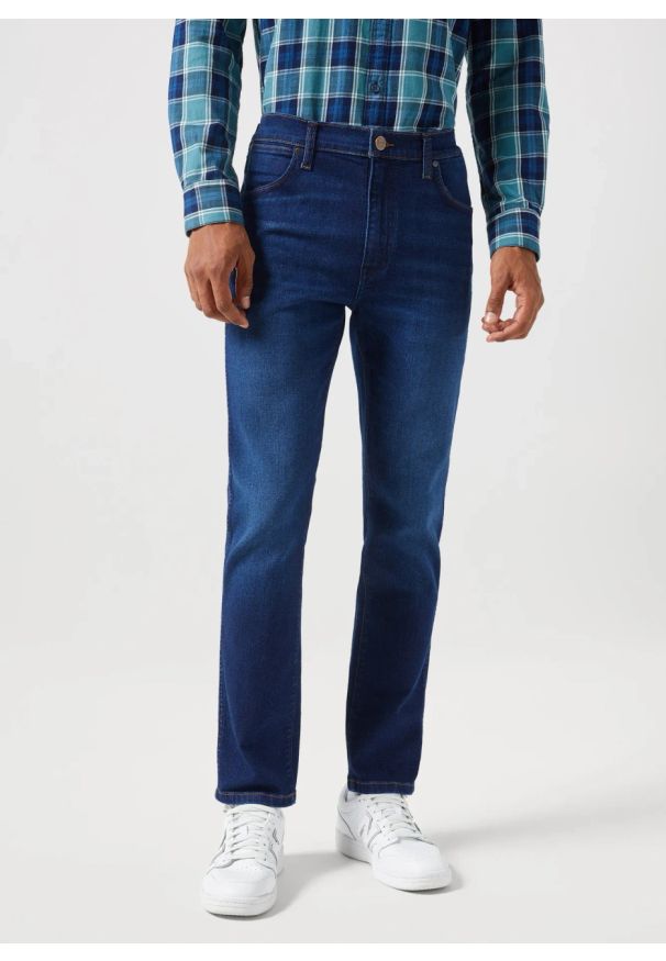 Wrangler - WRANGLER MĘSKIE SPODNIE JEANSOWE WRANGLER LARSTON NIGHT SHADE 112350845