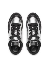 Karl Lagerfeld Jeans Sneakersy KLJ53020 Srebrny. Kolor: srebrny. Materiał: skóra