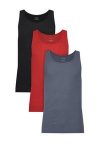 Calvin Klein Underwear Komplet 3 tank topów LV00NB4036 Kolorowy Slim Fit. Materiał: bawełna. Wzór: kolorowy