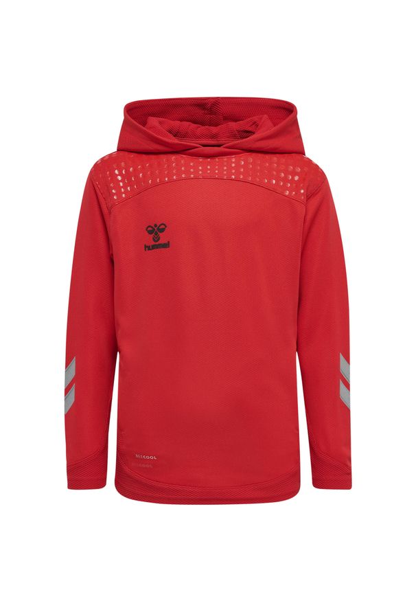 Bluza dziecięca z kapturem Hummel hmlLEAD poly. Typ kołnierza: kaptur. Kolor: czerwony, wielokolorowy, różowy. Sport: joga i pilates