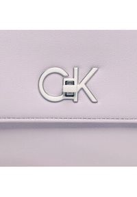 Calvin Klein Torebka Re-Lock Ew Conv Crossboody K60K610749 Fioletowy. Kolor: fioletowy. Materiał: skórzane #4