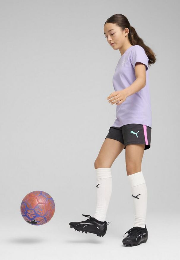 Puma - Młodzieżowe szorty piłkarskie Neymar Jr Creativity PUMA Dark Coal Gray. Kolor: szary. Sport: piłka nożna