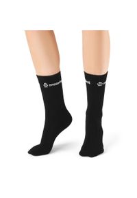 MOONHOLI - Skarpetki do jogi Moonholi Ideal Grip z naturalnej bawełny. Kolor: czarny. Materiał: bawełna. Sport: joga i pilates