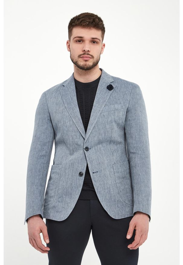 Marynarka męska lniana Hoverest JOOP!. Materiał: len