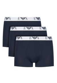 Emporio Armani Underwear Komplet 3 par bokserek EM000259 AF14131 MB139 Granatowy. Kolor: niebieski. Materiał: bawełna