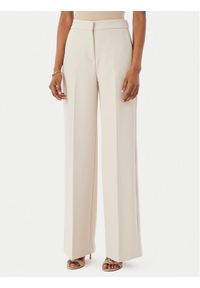 Maryley Spodnie materiałowe 26EB598/43LA Beżowy Regular Fit. Kolor: beżowy. Materiał: syntetyk #1