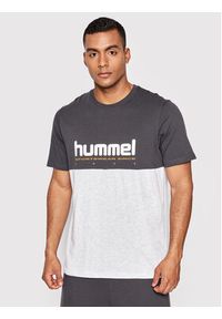 Hummel T-Shirt Unisex Legacy Manfred 213716 Szary Regular Fit. Kolor: szary. Materiał: bawełna #8