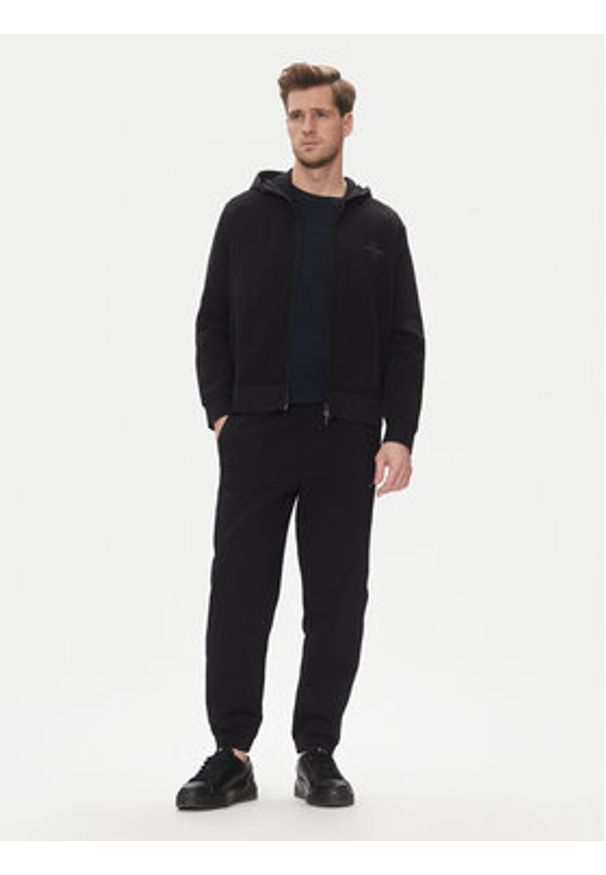 Armani Exchange Spodnie dresowe XM000516 AF13047 MC105 Czarny Regular Fit. Kolor: czarny. Materiał: bawełna
