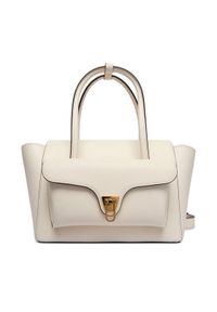 Coccinelle Torebka T8A Coccinelledouble Beat E1 T8A 18 02 01 Écru. Materiał: skórzane #1