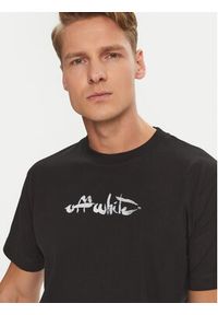 OFF-WHITE - Off-White T-Shirt OMAA027F22JER0091001 Czarny Regular Fit. Kolor: czarny. Materiał: bawełna #3