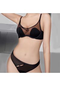 Intica - Komplet bielizny z siateczki z biustonoszem i majtkami Corabelle. Kolor: biały. Materiał: materiał #4