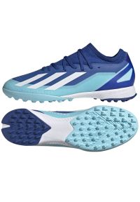 Adidas - Buty piłkarskie adidas X Crazyfast.3 Tf M ID9338 niebieskie. Zapięcie: sznurówki. Kolor: niebieski. Materiał: syntetyk, guma. Sport: piłka nożna #1