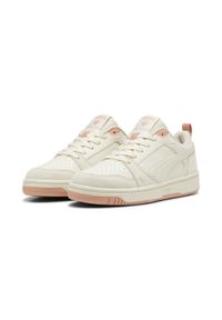 Puma - Damskie sneakersy Rebound v6 Low Coquette PUMA. Kolor: biały, wielokolorowy, różowy