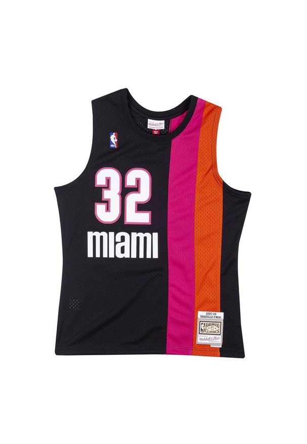 Mitchell & Ness - Koszulka Nba Miami Heat Shaquille O'Neal. Kolor: czarny. Sport: piłka nożna