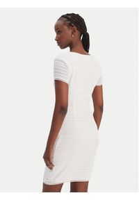 Guess Sukienka codzienna W6GK15 K2950 Biały Slim Fit. Okazja: na co dzień. Kolor: biały. Materiał: syntetyk. Typ sukienki: proste. Styl: casual #4