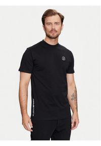 Plein Sport T-Shirt FADC MTK7539 STE003N Czarny Regular Fit. Kolor: czarny. Materiał: bawełna. Styl: sportowy