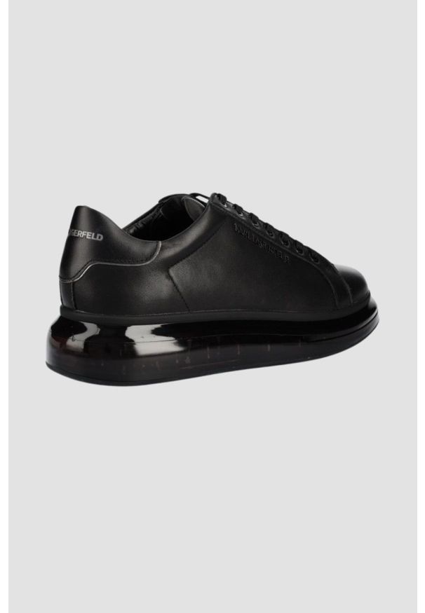 Karl Lagerfeld - KARL LAGERFELD Czarne sneakersy KAPRI KUSHION Lo Lace Lthr, Rozmiar 46. Kolor: czarny