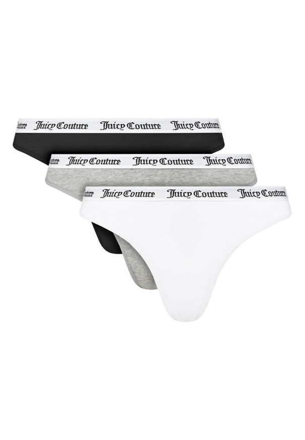 Juicy Couture Komplet 3 par fig klasycznych Diddy JCLBR224572 Kolorowy. Materiał: bawełna. Wzór: kolorowy