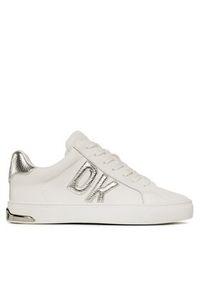 DKNY Sneakersy Abeni Lace Up Sneaker K1300916 Biały. Kolor: biały. Materiał: skóra #5