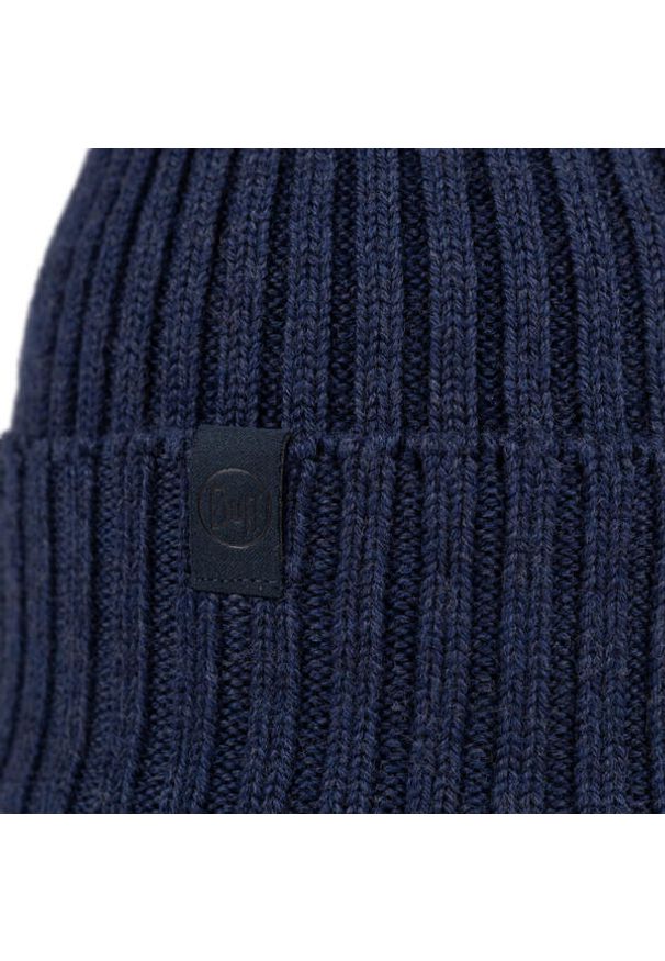 Buff - Czapka zimowa z wełny merino Norval. Kolor: niebieski. Materiał: wełna. Sezon: zima. Styl: sportowy