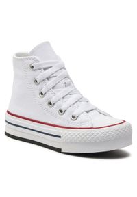 Converse Trampki Chuck Taylor All Star Eva Lift Canvas Platform 372860C Biały. Kolor: biały