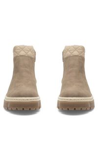 Rieker Botki X8674-64 Beżowy. Kolor: beżowy. Materiał: materiał #3