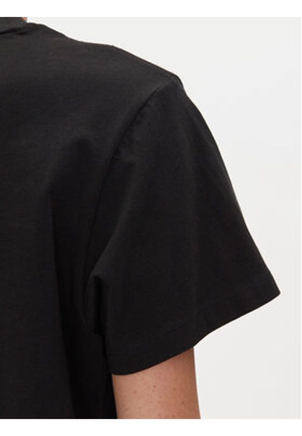 Hugo - HUGO T-Shirt Vintage Tee 50537239 Czarny Relaxed Fit. Kolor: czarny. Materiał: bawełna. Styl: vintage