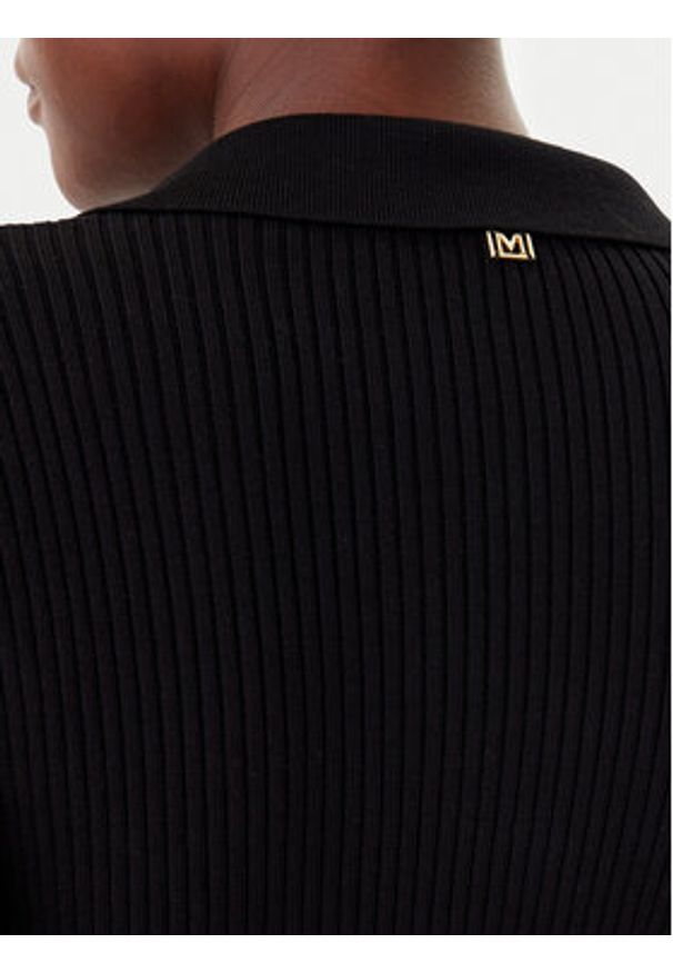 Marciano Guess Sukienka dzianinowa 5BGK07 5891Z Czarny Slim Fit. Kolor: czarny. Materiał: wiskoza, syntetyk