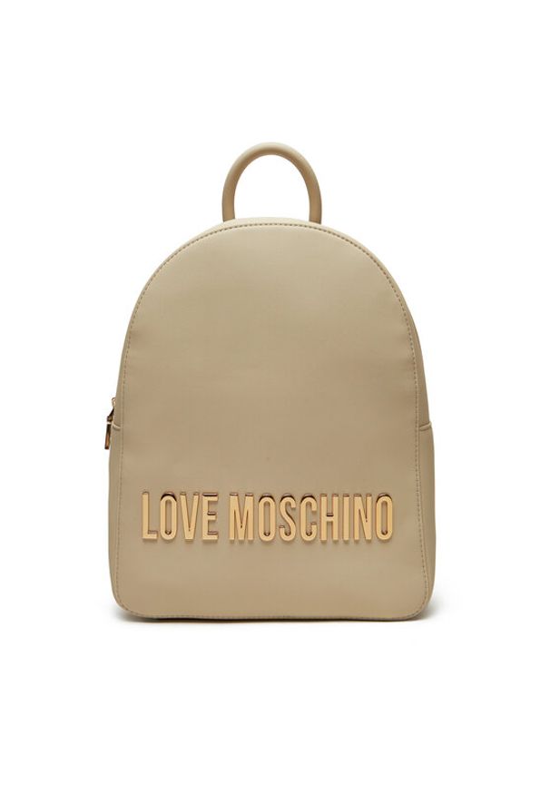 Love Moschino - LOVE MOSCHINO Plecak JC4193PP1MKD0110 Écru. Materiał: skóra