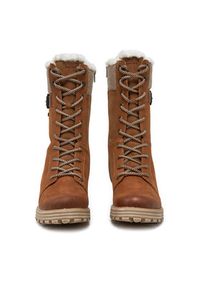 Remonte Trapery D0W72-22 Brązowy. Kolor: brązowy. Materiał: nubuk, skóra #9