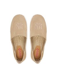 Hugo - HUGO Espadryle Sannes Slon SD 50563325 Beżowy. Kolor: beżowy. Materiał: zamsz, skóra #2