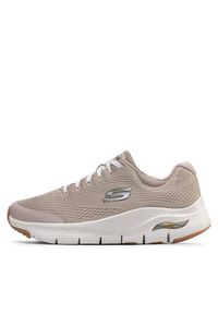 skechers - Skechers Sneakersy Arch Fit 232040/TPE Beżowy. Kolor: beżowy. Materiał: materiał #4