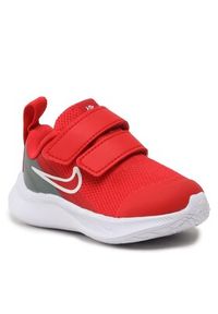 Nike Buty Star Runner 3 (TDV) DA2778 607 Czerwony. Kolor: czerwony. Materiał: materiał #2