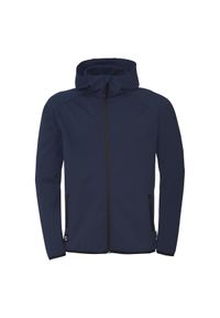 UHLSPORT - Dziecięca bluza dresowa z kapturem Uhlsport ID. Typ kołnierza: kaptur. Kolor: wielokolorowy, niebieski, czarny. Materiał: dresówka. Wzór: nadruk. Sport: piłka nożna #1