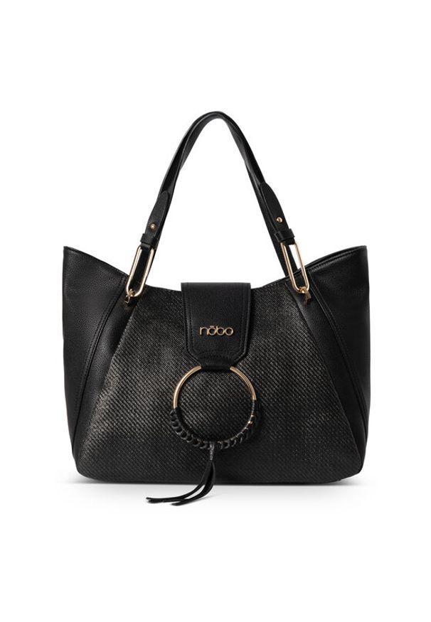 Nobo Torebka BAGP840-K020 Czarny. Kolor: czarny. Materiał: skórzane
