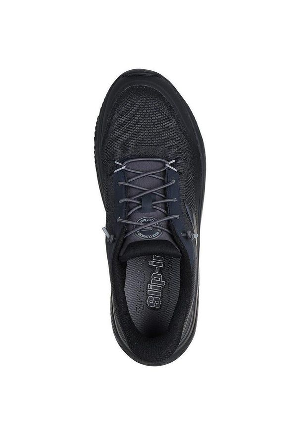 skechers - Adidasy Skechers Go Walk Max Cushioning Hyper, Mężczyźni. Kolor: czarny. Materiał: materiał