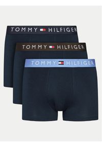 TOMMY HILFIGER - Tommy Hilfiger Komplet 3 par bokserek UM0UM03181 Granatowy. Kolor: niebieski. Materiał: bawełna