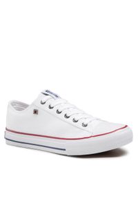 BIG STAR SHOES - Trampki Big Star Shoes DD174500R40 White. Kolor: biały. Materiał: materiał
