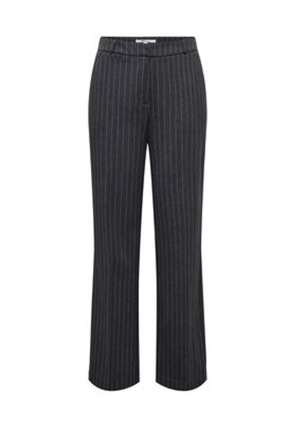 only - ONLY Spodnie materiałowe 15304267 Szary Straight Fit. Kolor: szary. Materiał: syntetyk