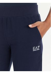 EA7 Emporio Armani Spodnie dresowe 8NTP85 TJTXZ 1554 Granatowy Regular Fit. Kolor: niebieski. Materiał: bawełna
